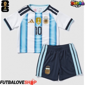 Dres Argentína Lionel Messi #10 Domáci pre deti MS 2026 Krátky Rukáv (+ trenírky)